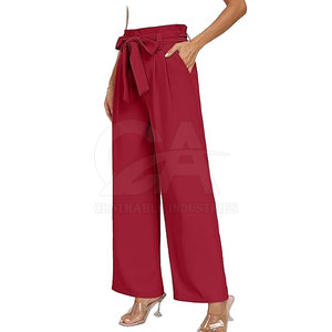 Women Casual Straight Leg Trousers Soft Cotton <b>Summer</b> <b>Pants</b> for Daily Wear Fashion Women Elastic Waist <b>Summer</b> Trousers Loose Fit - Product Image 3
