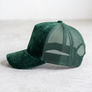 Gorra Trucker D.Green de Malla de Terciopelo con 5 Paneles, Unisex, con Logotipo Personalizado, Ajustable, Casual, para Deportes al Aire Libre, para las Cuatro Estaciones - Product Image 2
