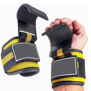 Ganchos de Levantamiento de Pesas, Ganchos de Muñeca para Fitness Avanzado, Soporte Resistente para Entrenamiento de Levantamiento de Pesas, Suministro OEM - Product Image 2