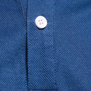 Polo en tricot à manches courtes pour homme, couleur unie gris, respirant, design décontracté - Product Image 5