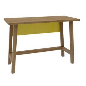 โต๊ะเขียนหนังสือสำหรับโรงแรม เกรด E0 MDF CARB P2 ขอบเคลือบ HPL ขาไม้สัก ประกอบเอง 1067x483x762 มม. สำหรับธุรกิจบริการ - Product Image 4