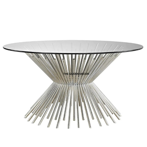 Aluminum Metal Marble Base and Transparent <b>Glass</b> Top Human Statue Looking Coffee <b>Table</b> Living Room Furniture Attentive Style - Product Image 3