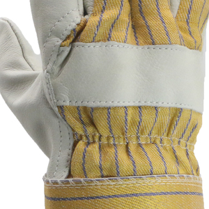 Guantes de Trabajo de Cuero, Guantes de Seguridad Duraderos para Logística de Almacenes y Obras de Construcción - Product Image 3