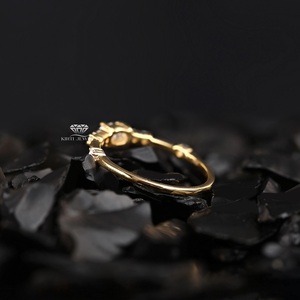 Anillo de Compromiso de Diamantes de Corte Brillante Redondo en Oro Sólido de 18K para Mujer, Estilo Clásico, Piedra Natural, Certificado GIA, Joyería KIRIT - Product Image 3