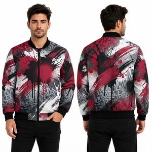 Chaqueta Bomber Azul Púrpura Galaxy Nebula para Hombre, Transpirable, de Poliéster Premium, que Absorbe la Humedad, Estilo Moderno - Product Image 5