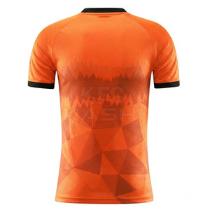 Uniforme de Fútbol Personalizado con Diseño Impreso, Transpirable, de Secado Rápido, de Poliéster, Manga Corta, para Entrenamiento y Partidos, para Hombre - Product Image 2