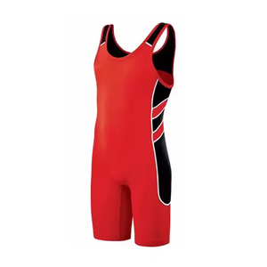 Combinaison de lutte pour homme de qualité supérieure, légère, tricotée et extensible, avec sublimation personnalisée à bas prix - Product Image 5