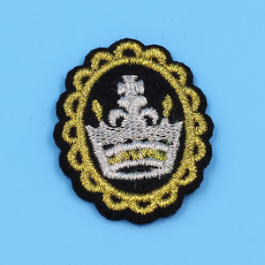 Parche Bordado Personalizado de Forma Irregular, Insignia de Tela para Coser, Estilo Vintage, Aplicación para Prendas - Product Image 2