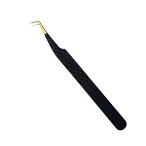 Pinzas de Precisión para Cejas de Acero Inoxidable Chapadas en Oro, Duraderas, con Punta Suave para Uso en Cejas - Product Image 1