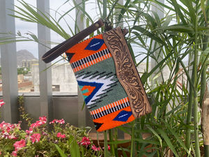 กระเป๋าสตางค์หนังแท้หลายใบทำด้วยมือกระเป๋าคลัทช์ข้อมือหนังแท้สไตล์ตะวันตกของขวัญสุดหรูสำหรับผู้หญิง - Product Image 4