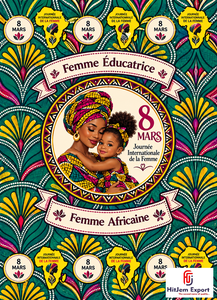 Tela africana personalizada con estampado de cera, textil de algodón Ankara para el Día Internacional de la Mujer, fabricante OEM ODM, venta al por mayor - Product Image 3