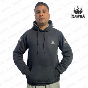 เสื้อฮู้ดผู้ชาย MAWRA MARTIAL ARTS ผ้าฝ้าย 100% ทรงหลวม ระบายอากาศได้ดี เหมาะสำหรับฤดูหนาว น้ำหนักมาก ลายเรียบ - Product Image 3