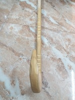 Canne en bambou naturelle OEM AOK EVI 1100 pour l'autodéfense, pointe en caoutchouc, poignée en T, 3 articulations, 38 pouces de long, diamètre de 1,1 pouce