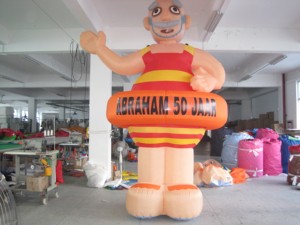 Inflable Holland Abraham 50 JAAR para eventos publicitarios de venta comercial al aire libre - Product Image 2
