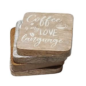 Wooden Walnut Coasters <b>Table</b> <b>Decoration</b> & <b>Accessories</b> Eco-Friendly Feature Wooden Coaster Home Decor - Product Image 4