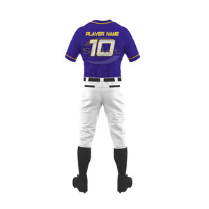 Uniforme de baseball respirant de haute qualité en polyester léger, service OEM, couleurs personnalisées, logo, impression personnalisée, broderie - Product Image 5