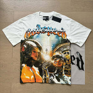 Camisetas de serigrafía al por mayor de primera calidad disponibles en DTF DTG, directamente de fábrica, mayorista de camisetas de algodón con serigrafía para hombre - Product Image 2