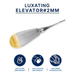 En gros Élévateur de Luxation Dentaire Power Ex Droit 2mm, Équipement Dentaire, Élévateurs de Luxation Radiculaire, Élévateur Coupland - Product Image 6