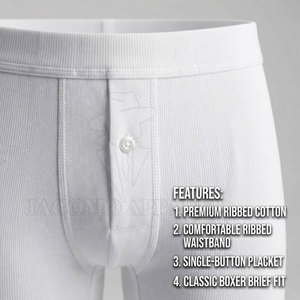 Low Price Wholesale Soft Cotton Stretch Knit Men <b>Boxer</b> Rib Comfortable Daily Wear Strong Seam <b>Custom</b> Manufacturing - Product Image 6