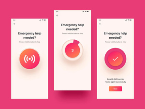 Application d'alerte d'urgence SOS pour Android et iOS, système de sécurité mobile avec alerte de panique et fonctions de suivi de sécurité à domicile - Product Image 6