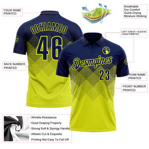 <b>Elite</b> Choice Custom Sports Polo Shirt with Personalized Team Logo Player Name Number Quick Dry Polyester OEM Manufacturer - Product Image 3