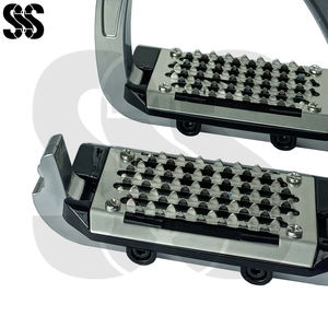 Estribos Plegables Premium para Caballo, de Acero Inoxidable y Aleación de Aluminio, Ligeros, Duraderos, Seguros para Montar a Caballo, Ajustables - Product Image 5