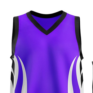 Fabricant de maillots de basket-ball personnalisés en polyester, technique de sublimation, style antique, séchage rapide, respirant, grandes tailles - Product Image 2