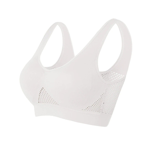 Plus Size Women's Crisscross <b>Straps</b> Sports <b>Bra</b>-Fully Customized Front Reversible Design Eco-Friendly Breathable Fabric <b>Bra</b> - Product Image 4