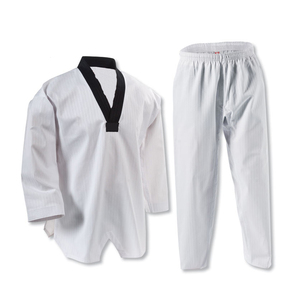 Factory Direct Sale Cotton <b>Cheap</b> Custom Breathable Taekwondo Uniform Popular Style Durable Anti-Shrink Taekwondo Uniform - Product Image 2