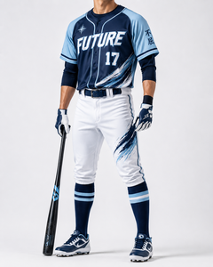 Men’s Baseball Uniform Set Custom Athletic Jersey and Pants - Product Image 1