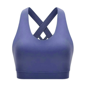 Premium Quality Cross Strap Sports <b>Bra</b> Shockproof Fitness & Gym Activewear Clothing Manufacturer - Product Image 1