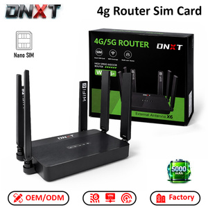 Router DNXT con <span class=keywords><strong>Tarjeta</strong></span> <span class=keywords><strong>SIM</strong></span>, WiFi 6, Módem de 2.4GHz, WiFi Portátil, Modo AP 4G, VPN, Router WiFi Cat4 de 5000mAh, Nuevo para Uso en Oficina - Product Image 1