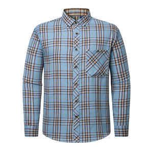 <b>Men</b> Plaid Flannel <b>Shirt</b> Soft Cotton Long Sleeve Button Down Casual Check <b>Shirt</b> <b>for</b> Daily Wear Outdoor Camping Work <b>Winter</b> Warm - Product Image 3