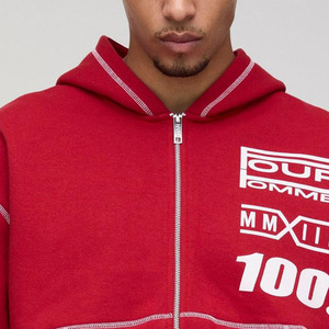 Sudadera con Capucha Oversize para Hombre, Estilo Moto, de Algodón Sostenible, Corte Regular, Transpirable, Diseño Moderno, Venta al Por Mayor - Product Image 2