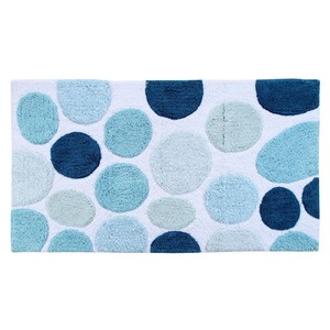 Alfombra de Baño Moderna con Diseño de Puntos, de Algodón, con Estampado de Flocado, Antideslizante, Rectangular, Reversible, Lavable, para Uso en el Hogar, Oficina y Hotel - Product Image 5