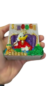 Colgante de Joyería Fina Personalizado con Foto de Pato Donald, Estilo Hip Hop, con Incrustaciones de Diamantes, para Collares y Amuletos - Product Image 1