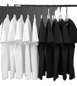 Camiseta casual de algodón peinado 180g de color liso para hombre y mujer, con logotipo bordado personalizado, precio de fábrica de Bangladesh y China - Product Image 6