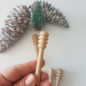 Bâtonnet à miel en bois écologique de qualité alimentaire avec finition polie miroir pour la cuisine, la salle à manger et le camping - Product Image 2