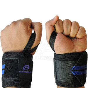 Comfortable Designed Non-Slip Wrist Wrap Hook Loop Closure Lightweight Breathable Cotton/Polyester Material for Gym Workouts - Product Image 6