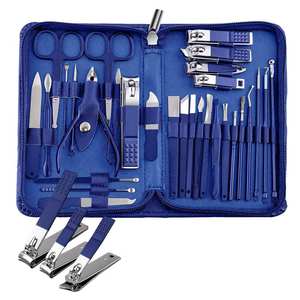 Cortauñas Profesional de Acero Inoxidable de Alta Calidad ZARNAB SURGICAL, Juego de Manicura y Pedicura Personal Ligero y Reutilizable para el Hogar - Product Image 1