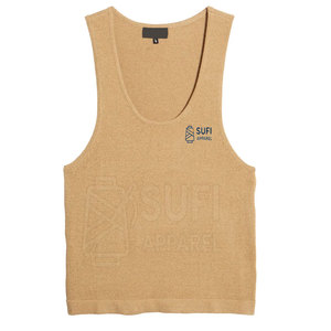 Seamless Comfort <b>Men</b> Tank Top <b>for</b> Yoga Training Quick Dry & Breathable 100% Cotton Stretchable Fabric Workout <b>Singlet</b> - Product Image 2