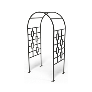 Modern <b>Iron</b> Garden Arch Trellis <b>8</b> Feet Height Painted Rustproof for Backyards Plant Support Wrought <b>iron</b> garden archway - Product Image 3