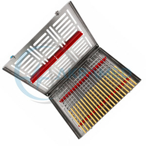 Ensemble de 20 micro-dissecteurs Rhoton, plaqués or, certifiés CE, instruments de neurochirurgie avec cassette de stérilisation - Product Image 5