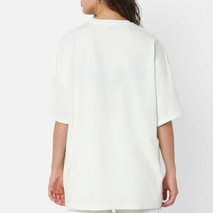 T-shirts légers d'été pour femmes 100% coton Qualité supérieure Faible MOQ OEM Impression personnalisée Meilleur prix - Product Image 3