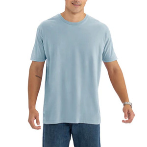 T-shirts d'été pour hommes à col rond en coton à manches courtes, décontractés, pour la gym, l'extérieur, légers, respirants, doux, confortables et extensibles - Product Image 4
