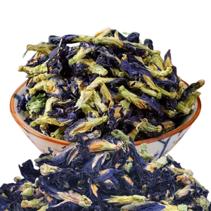 Flores de Guisante Mariposa Secas 100% Orgánicas de Vietnam, Grado Premium, Secas al Sol, Flores de Guisante Azul Enteras, Precio al por Mayor, Muestra Gratis - Product Image 1