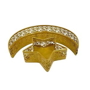 Fabricantes y proveedores de bandeja de hierro decorativa, bandeja de celebración de Ramadán, bandeja de exhibición de postres de Ramadán, exhibición de postres de pasteles - Product Image 1