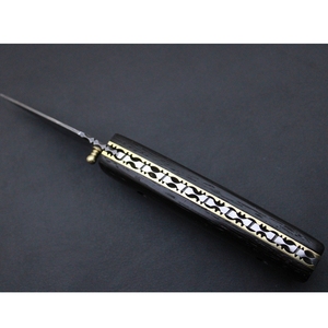 Cuchillo de bolsillo para exteriores con cuchillas plegables, hoja de acero inoxidable, adecuado para acampar, hacer senderismo, pescar, viajar, actividades diarias - Product Image 2