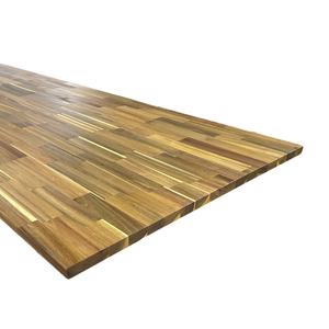 Comptoirs articulés en bois d'acacia panneau cire finition à l'huile cuisine salle à manger salle de bain extérieur usage domestique Surface solide Surface solide - Product Image 3