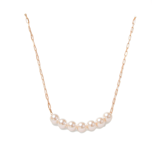 Fashion Jewelry Set White Pearl Short Necklace - Product Image 2